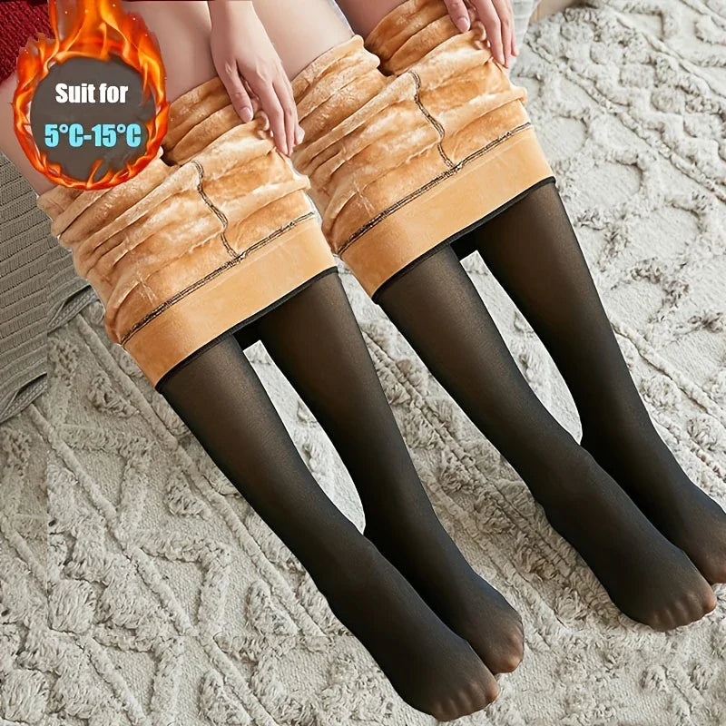 Collants thermiques transparents – Élégance et chaleur